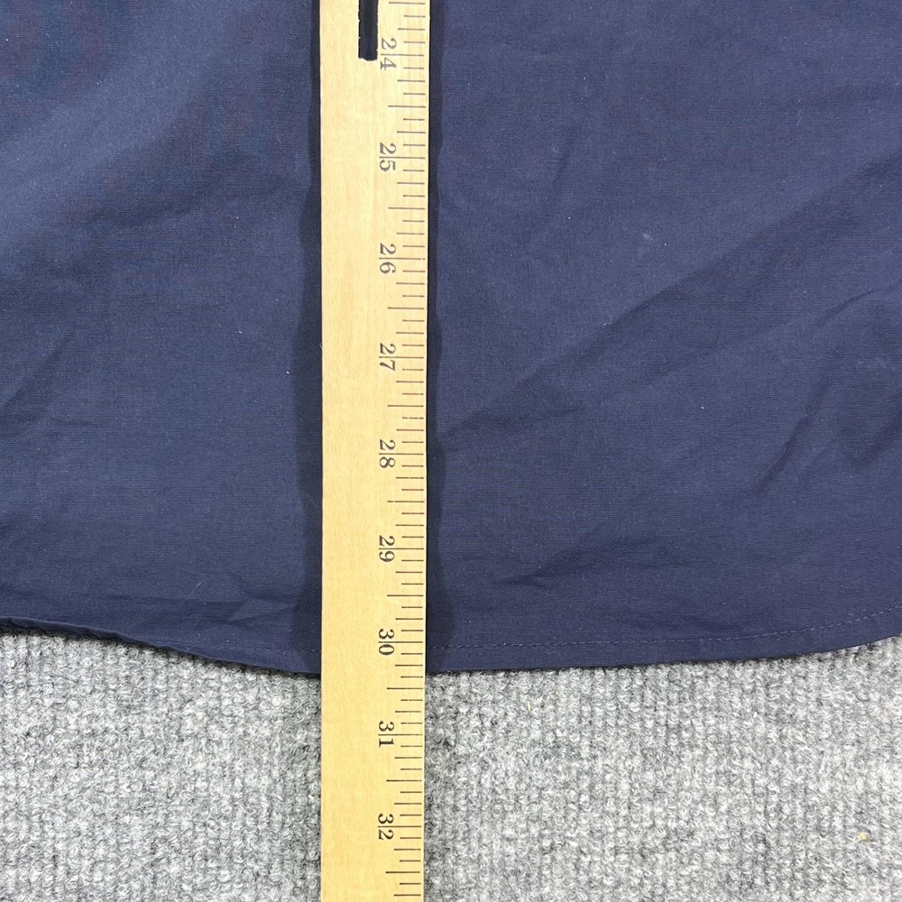 Carhartt Force Shirt Mens Medium Blue Solid Button Front Long Sleeve Workwear - Picture 12 of 12